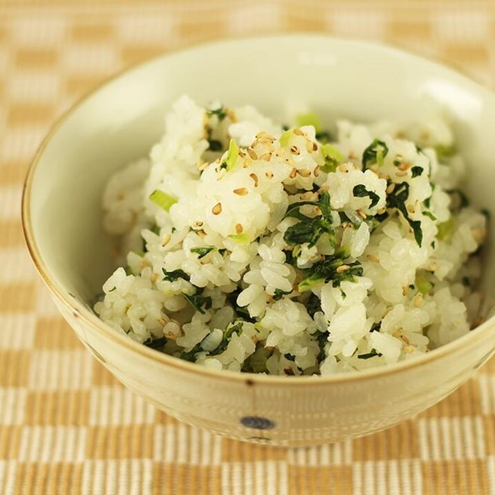 チキナー（からし菜）入り混ぜご飯